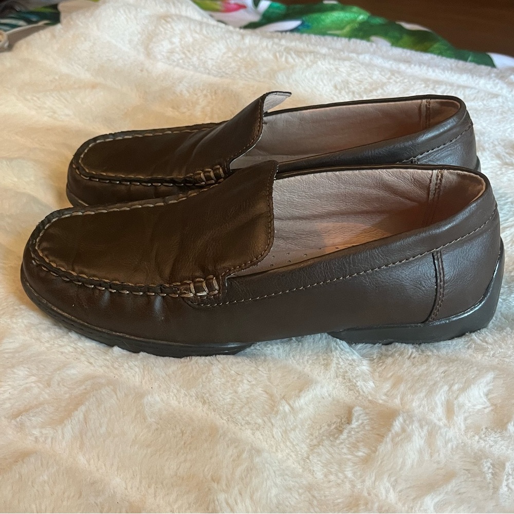 Nordstrom 4.5M Classic Leather Fall Winter City Minimalist Office School Loafers